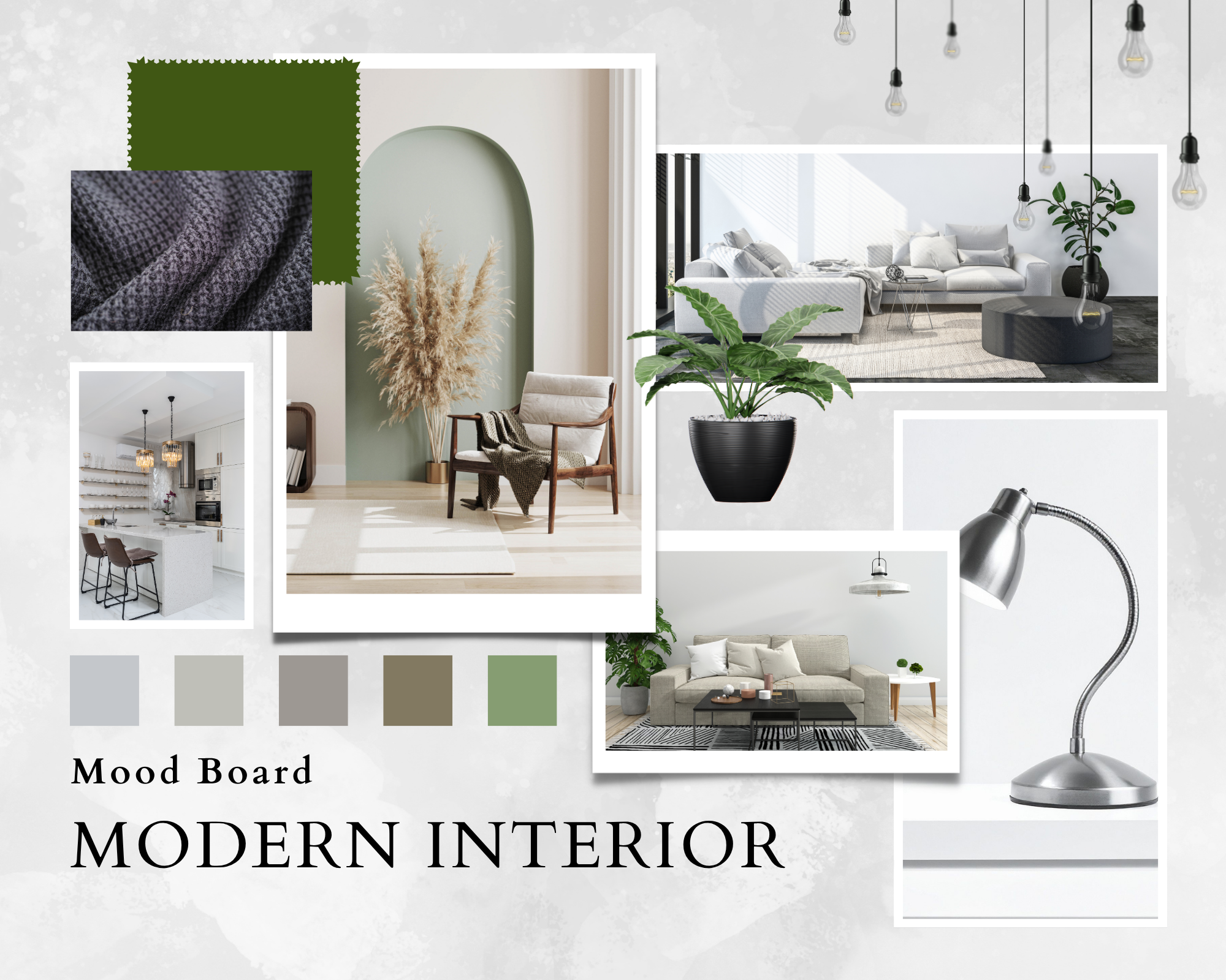 Modern mood board